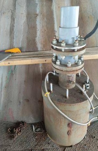 高温雷达物位计应用现场图片(图1) 高温雷达物位计应用现场图片(图1)