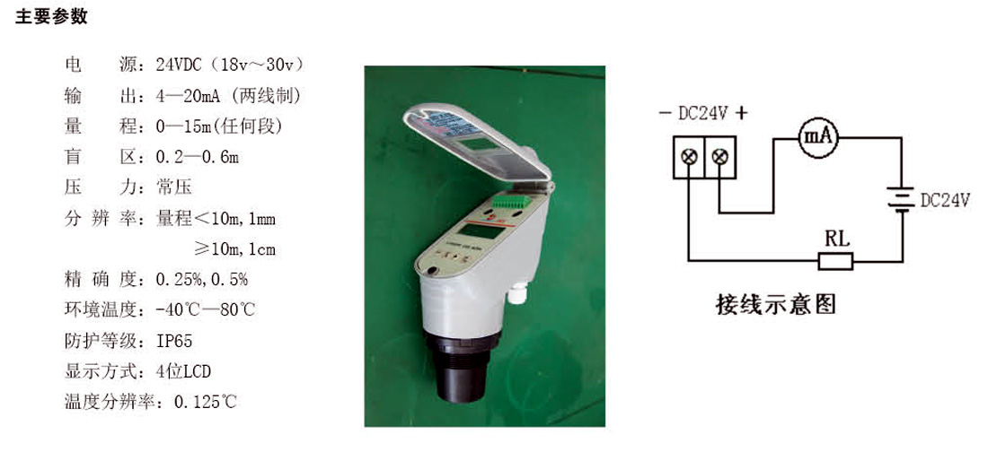 Ultrasonic level gauge JDUL(图1)