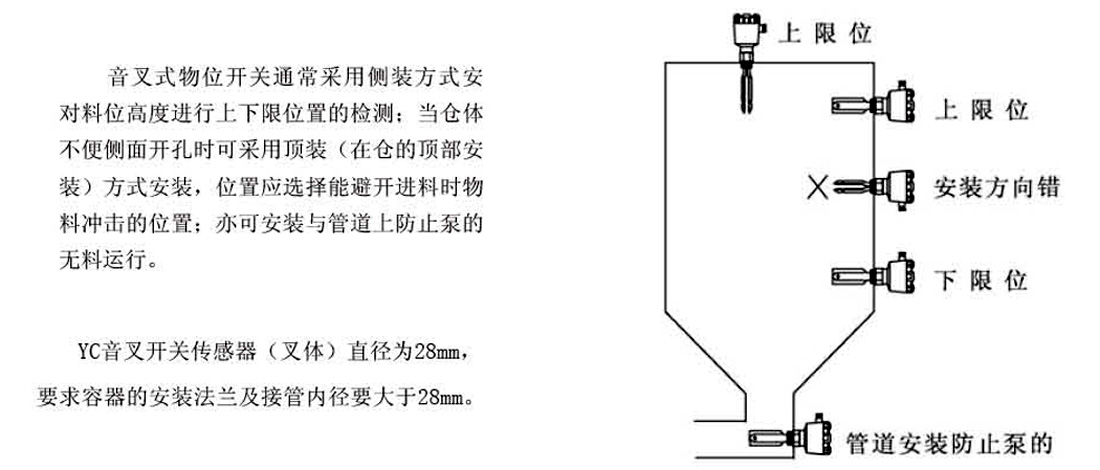Tuning fork level switch JDYC(图1)