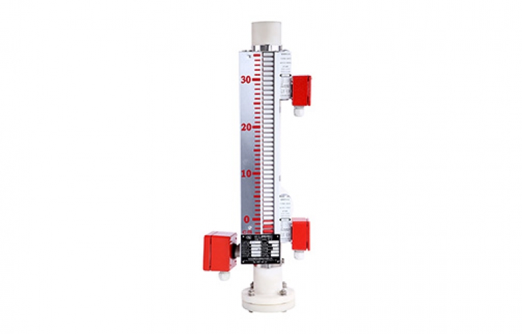 Magnetic flap level meter (PVC) UHZ-10