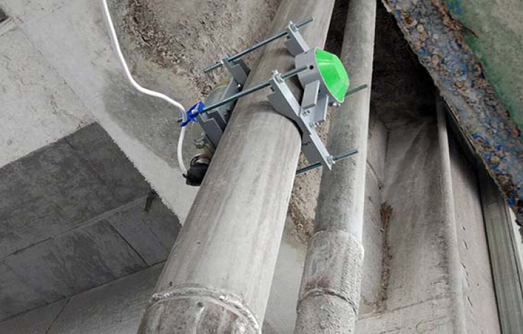 Na-22 radioactive meter phosphoric acid pipeline test case