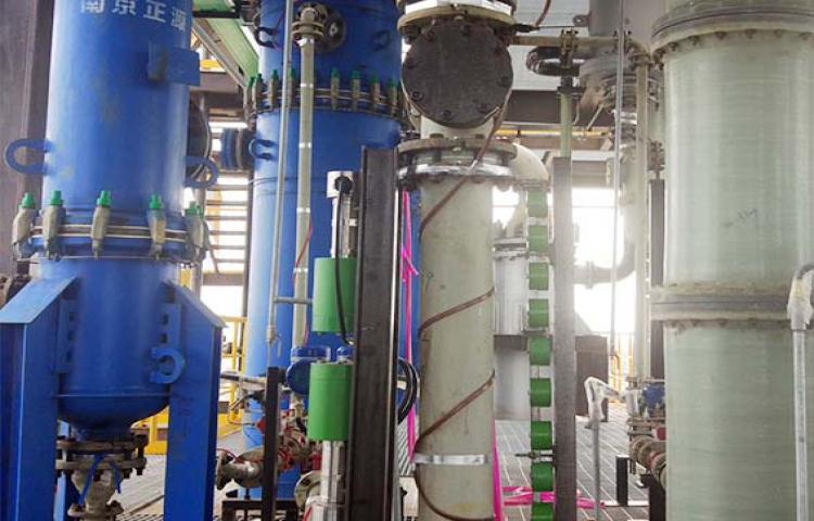Na-22 radioactive instrument chloroacetic acid level measurement