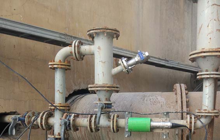 Na-22 radioactive instrument coal chemical boiler wet desulfurization pipe