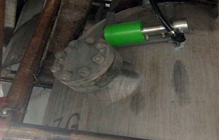 Testing application of Na-22 radioactive instrument chemical expansion condenser