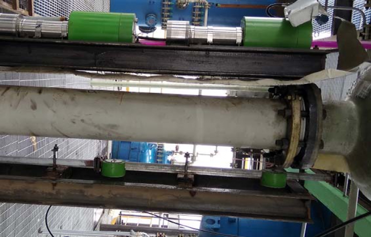 Na-22 radioactive meter polycarbonate installation site