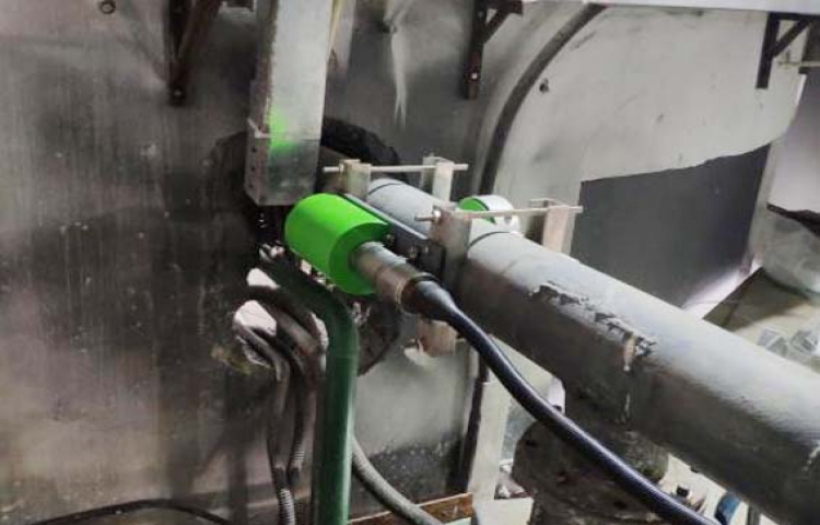 Na-22 radioactive instrumentation mining company filling tailing pipe measurement and control applic