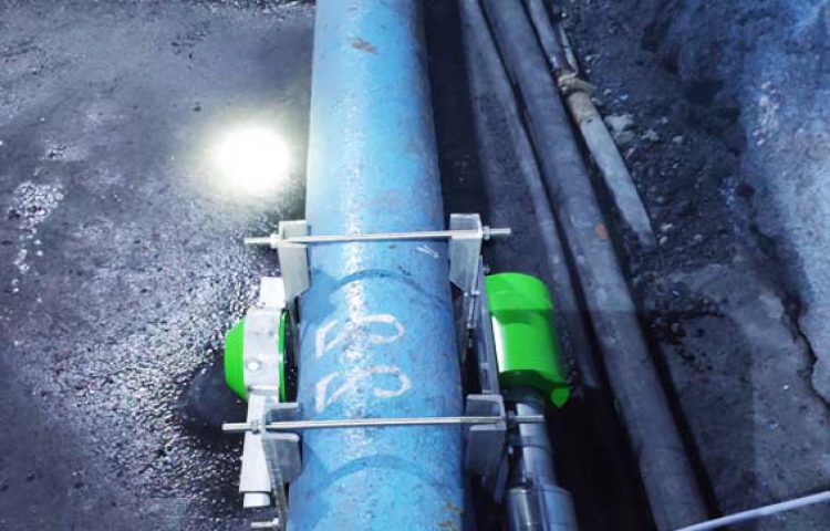 Na-22 radioactive instrument coal mine application case