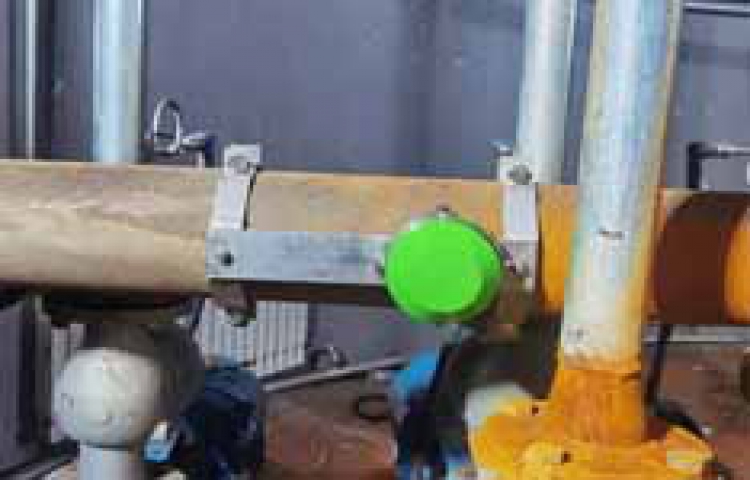 Na-22 radioactive instrument filling tailing pipe mortar concentration measurement case