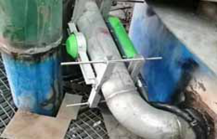 Na-22 coal preparation plant thickener conveying pipe concentration measurement