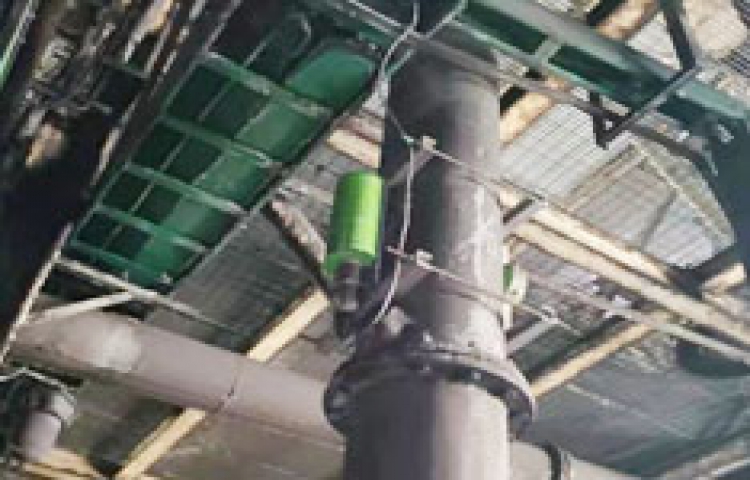 Na-22 radioactive instrument coal mine washing pipe density measurement